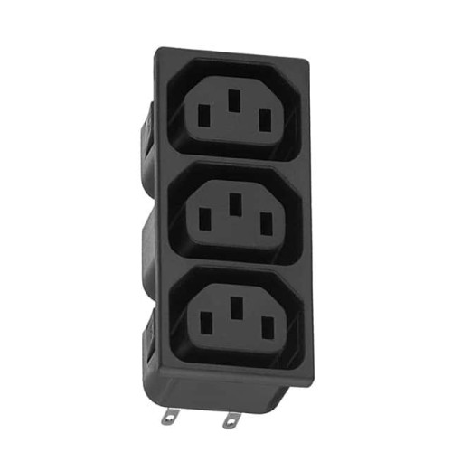 PWR ENT RCPT IEC320-C13 PNL SLDR