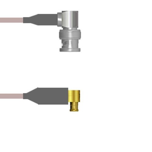 CBL ASSY BNC-MCX PLUG RG142 36"
