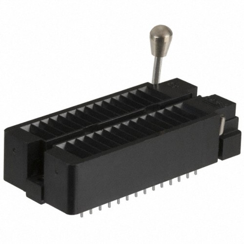 CONN IC DIP SOCKET ZIF 28POS TIN