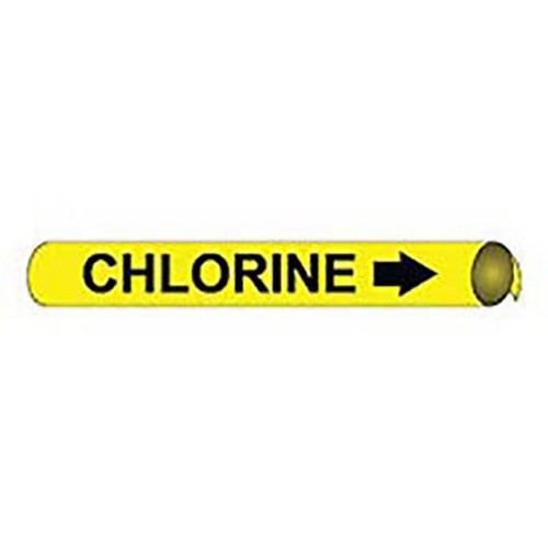 PIPE MARKER, PRECOILED AND STRAP