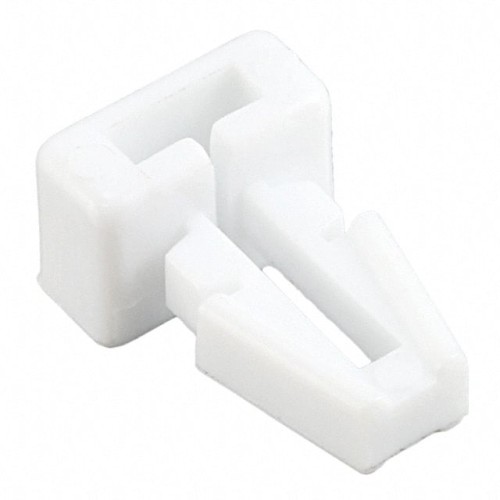 CABLE TIE HLDR SGL PUSH MNT WHT