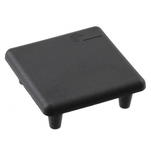 PLASTIC END CAP 40MM, BLACK
