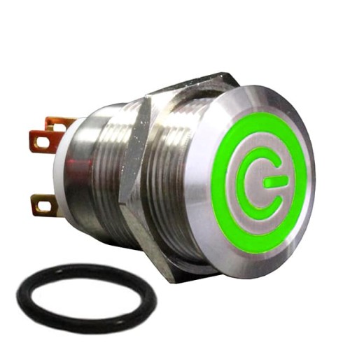SWITCH PB DPST-NO/NC 1A 125V