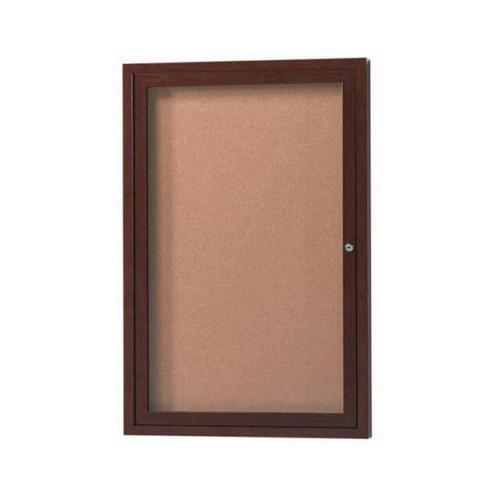 1 DOOR ALUMINUM FRAME WOOD LOOK,