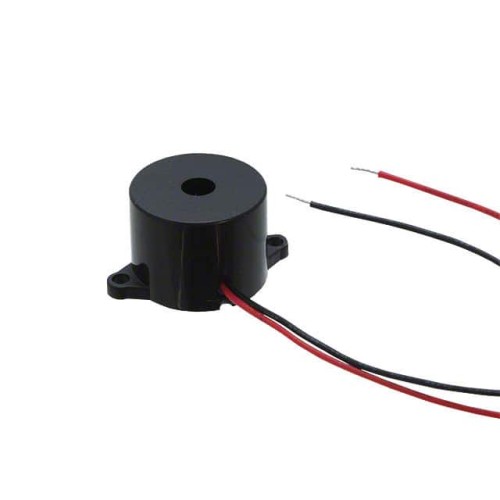 BUZZER PIEZO 12V 23MM FLANGE