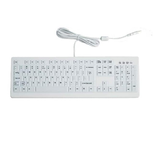 KEYBOARD 104KEY USB BLACK WASHAB