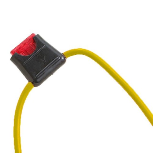 REG. FUSEHOLDER, 30A-12AWG YLW
