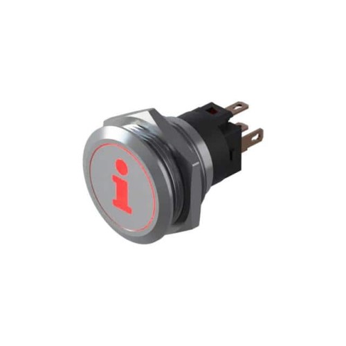 22 MM, ILLUMINATED PUSHBUTTON, I
