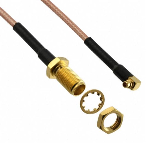 CBL ASSY SMA-MMCX RG316 3.3'