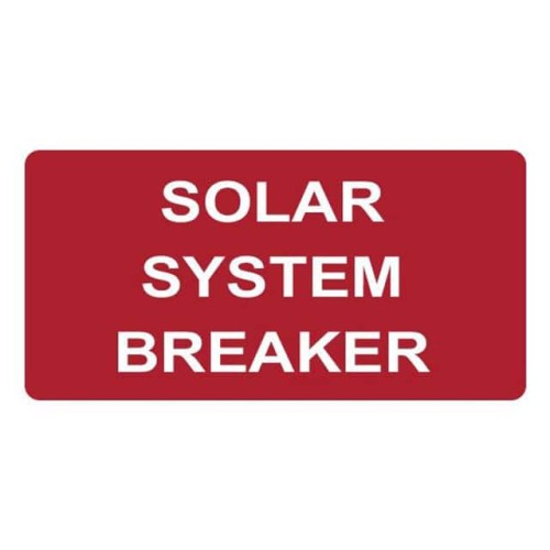 SOLAR SYSTEM BREAKER 50/RL