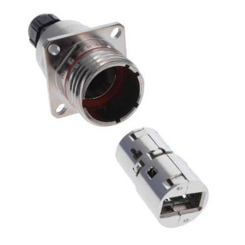 CONN RCP USB2.0 TYPEA 4P PNL MNT