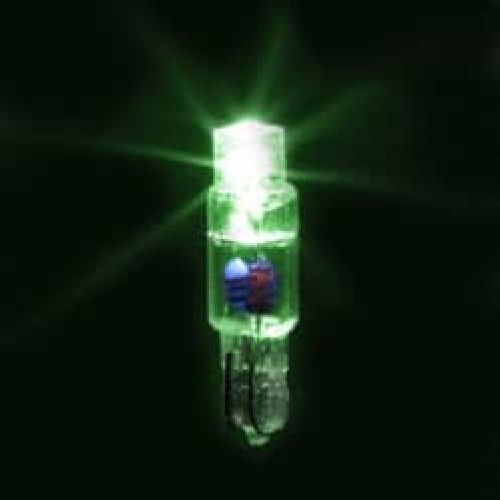 LED T-1.75 12V WEDGE 25MA GREEN