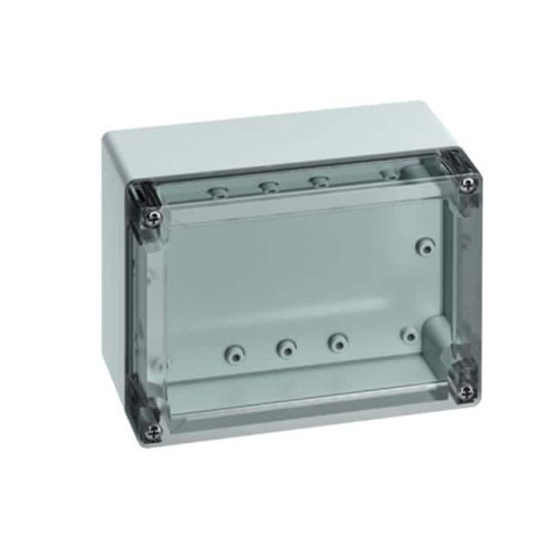 BOX PLASTIC GRAY/CLR