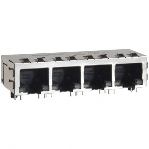 CONN JACK 4PORT 100 BASE-T PCB