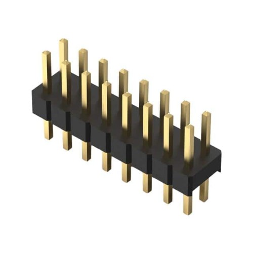 16POS, 2MM PITCH PIN HDR, DIL, T