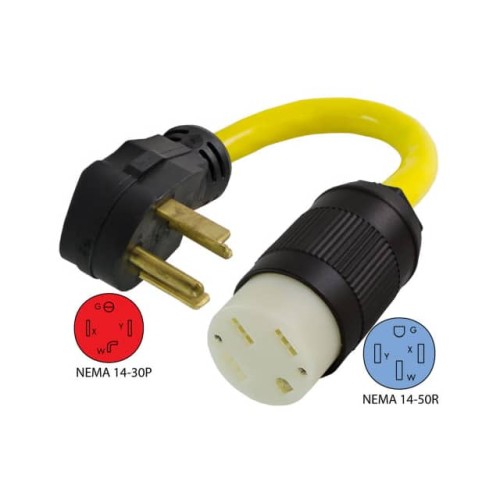 CORD 6AWG NEMA14-30P-14-50R 1.5'