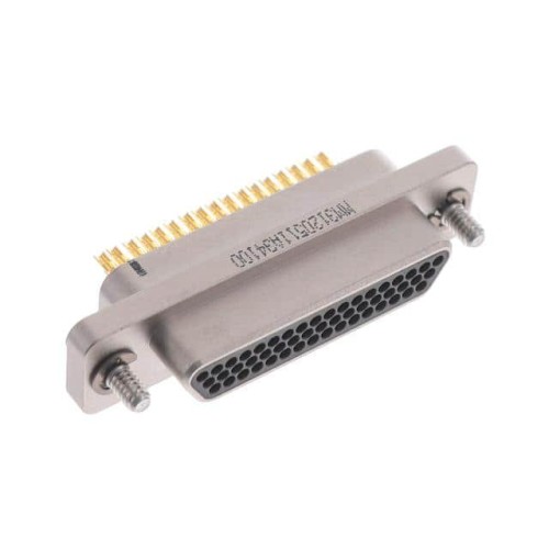 D-SUB, PLUG, .050", 3ROW, 51POS,