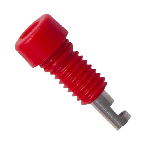 JACK 2MM INSUL PUSHIN RED