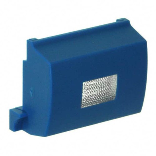 CAP TACTILE RECT BLUE/TRANS LENS