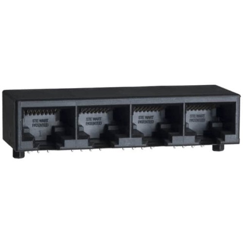 CONN MOD JACK 8P8C R/A UNSHLD