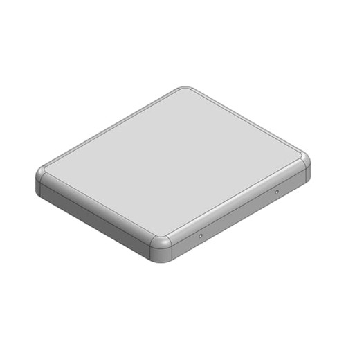RF SHLD COVER 0.85"X1.008" SNAP
