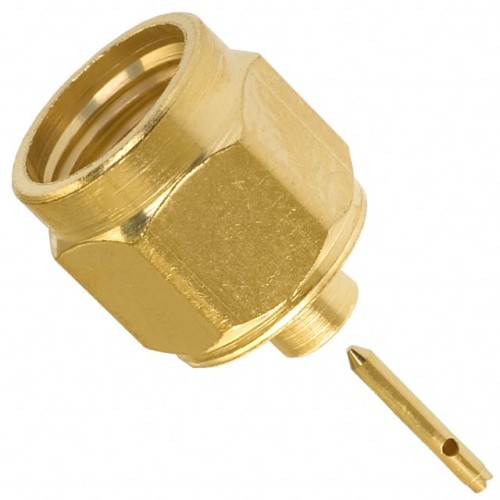 CONN SMA PLUG STR 50 OHM SOLDER