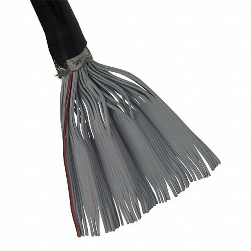 CBL RIBN 60COND 0.05 BLACK 25'