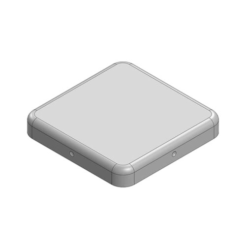 RF SHLD COVER 1.035"X1.035" SNAP