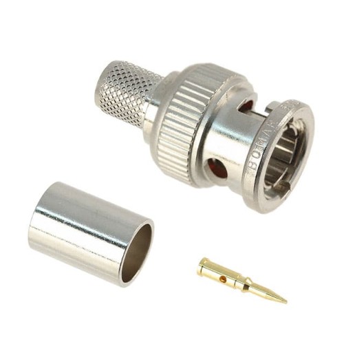 CONN BNC PLUG STR 75 OHM CRIMP