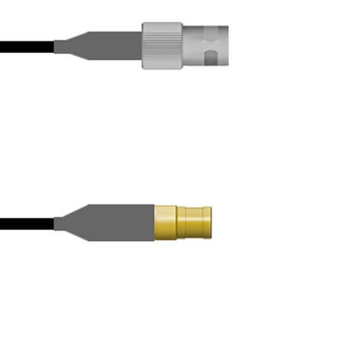 CBL ASSY BNC-SMB J TO P RG58 4'