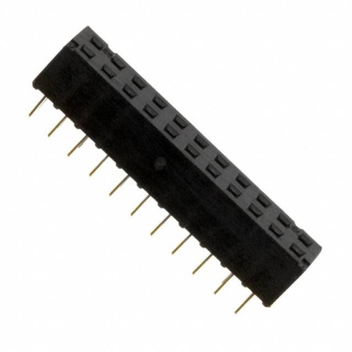 CONN RCPT 22POS 0.079 GOLD PCB