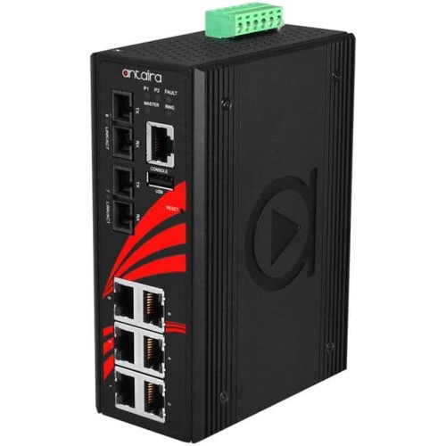 8-PORT INDUSTRIAL LIGHT LAYER 3