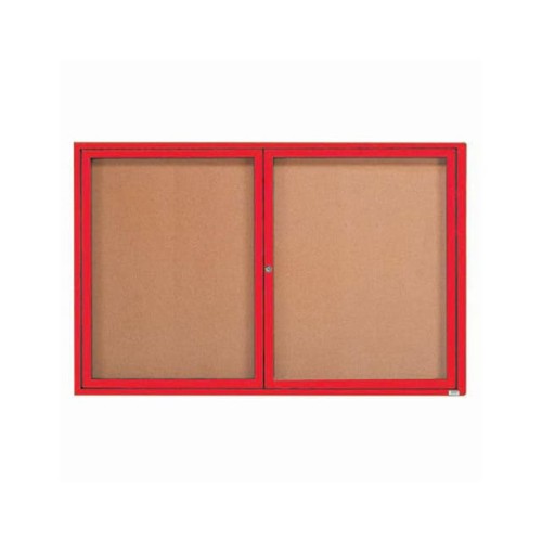 2 DOOR FRAMED ENCLOSED BULLETIN