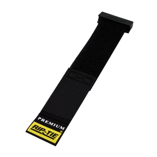 HOOK&LOOP TIE BLACK 9.5" 3PACK