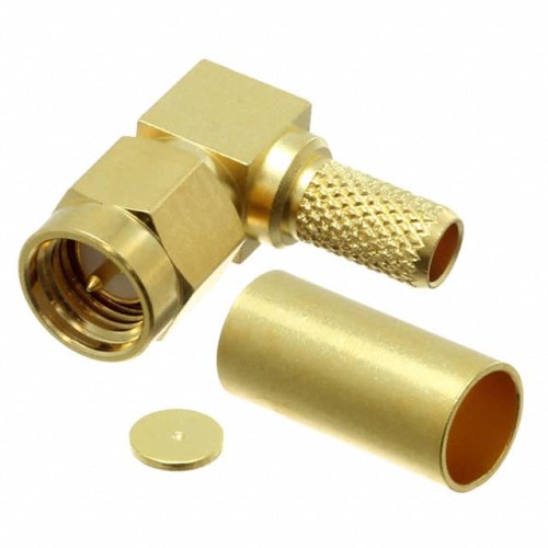 CONN SMA PLUG R/A 50OHM SOLDER