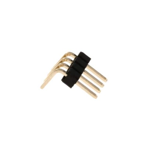 PIN HEADER, THR, SINGLE ROW, 1.2
