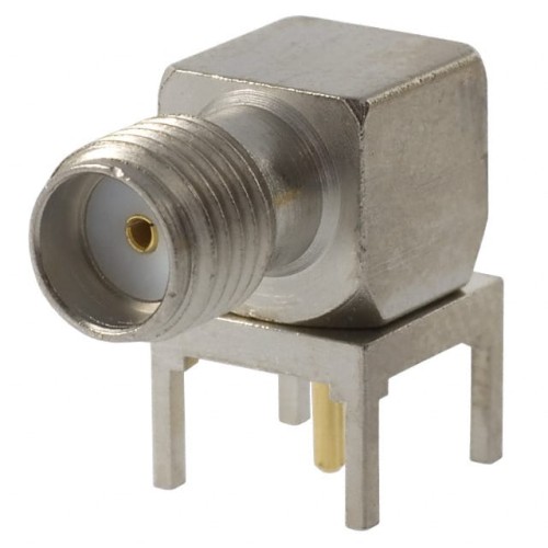CONN SMA JACK R/A 50 OHM PCB