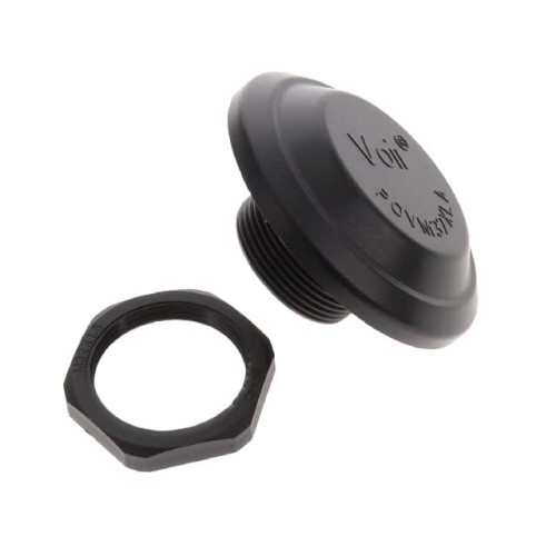 M32X1.5 VENT PLUG FLAT WASHR BLK