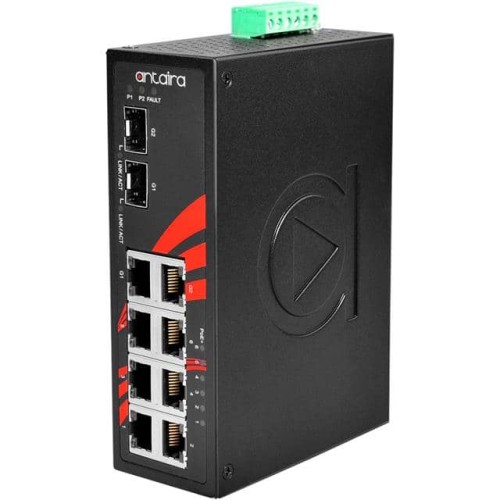 8-PORT INDUSTRIAL POE+ UNMANAGED