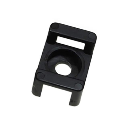 CABLE TIE HLDR DUAL SCREW #4 BLK