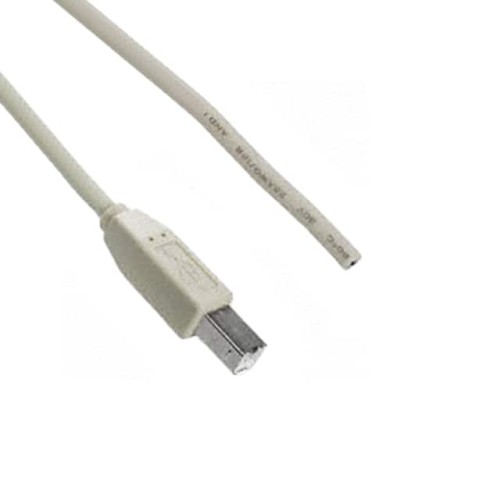 CBL USB2.0 B PLUG TO OPEN 6.56'