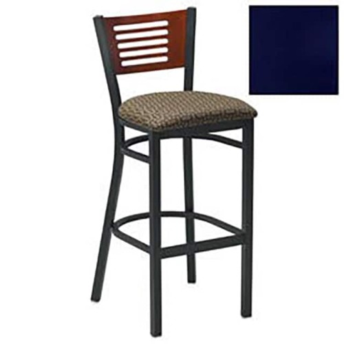 BAR STOOL, CHERRY 5 SLAT-BACK, 1