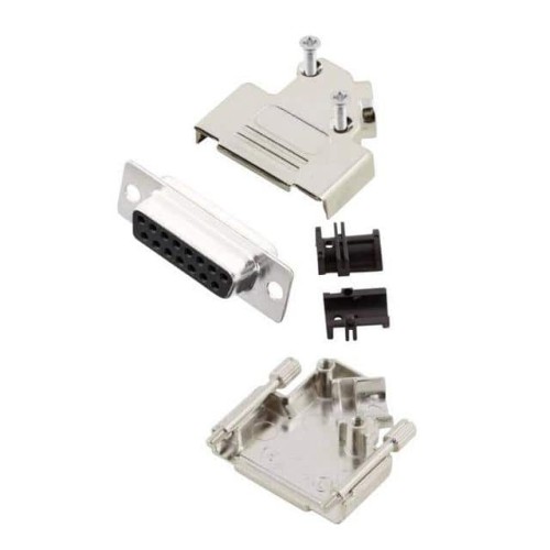 15 WAY D-SUB HOOD DIE CAST SIDE