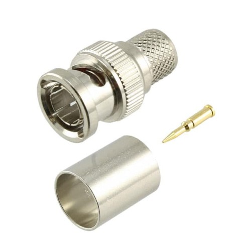 CONN BNC PLUG STR 75 OHM CRIMP