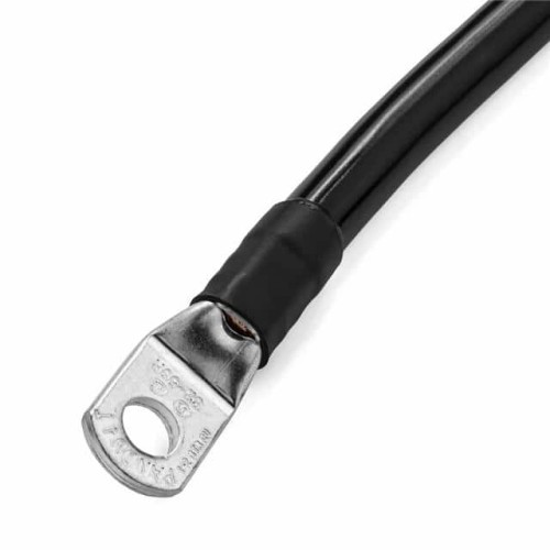 4 AWG 1 FOOT BLACK BATTERY CABLE