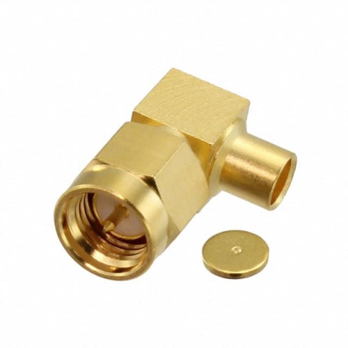 CONN SMA PLUG R/A 50OHM SOLDER