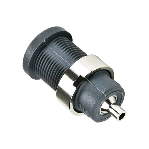 CONN BANANA JACK SOLDER GRAY