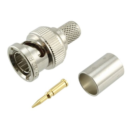 CONN BNC PLUG STR 75 OHM CRIMP