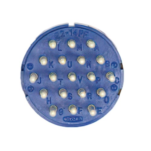 INSERT, PINS, 19 POS, SOLDER CUP
