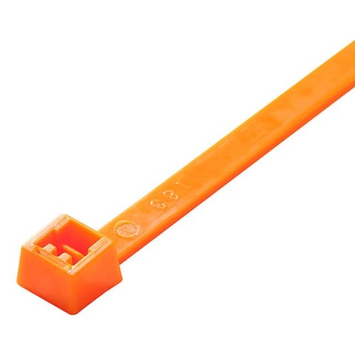 CBL TIE LOCK ORG/FL 120LB 1.236'